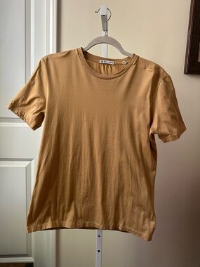 Helmut Lang Men's Tan Crew Neck T-Shirt